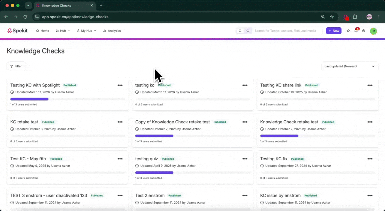 creating a knowledge check.gif
