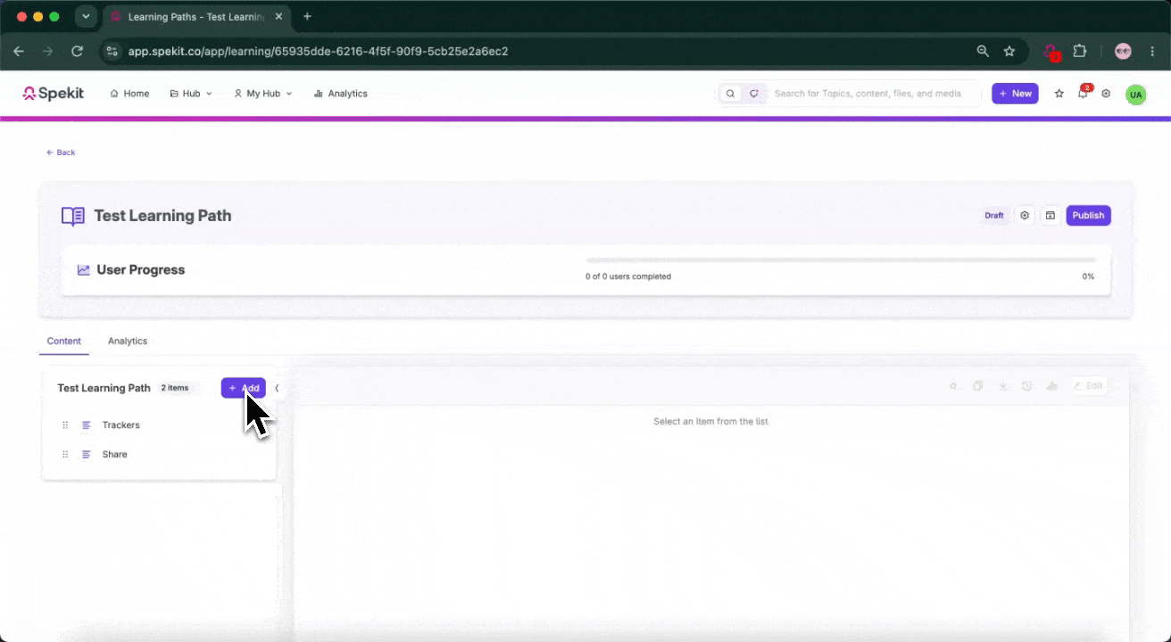 Adding KC to a Learning path.gif