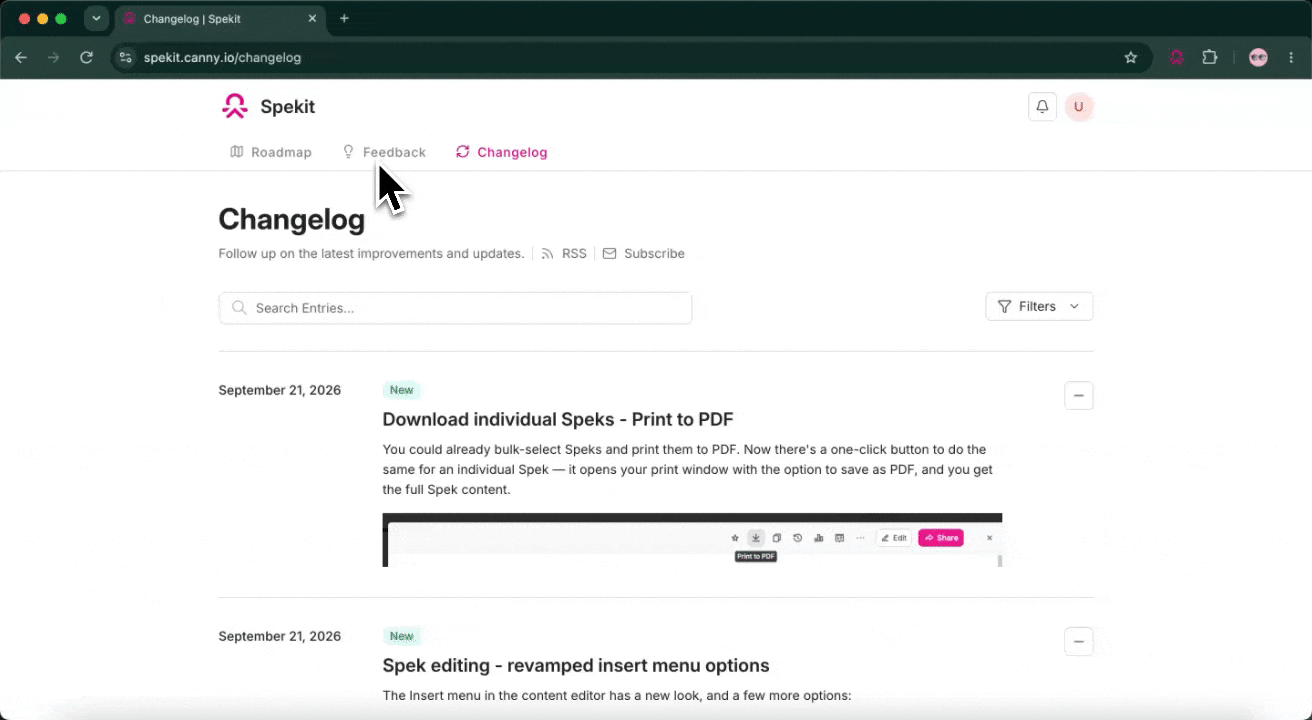 how to upvote and downvote a feature request.gif